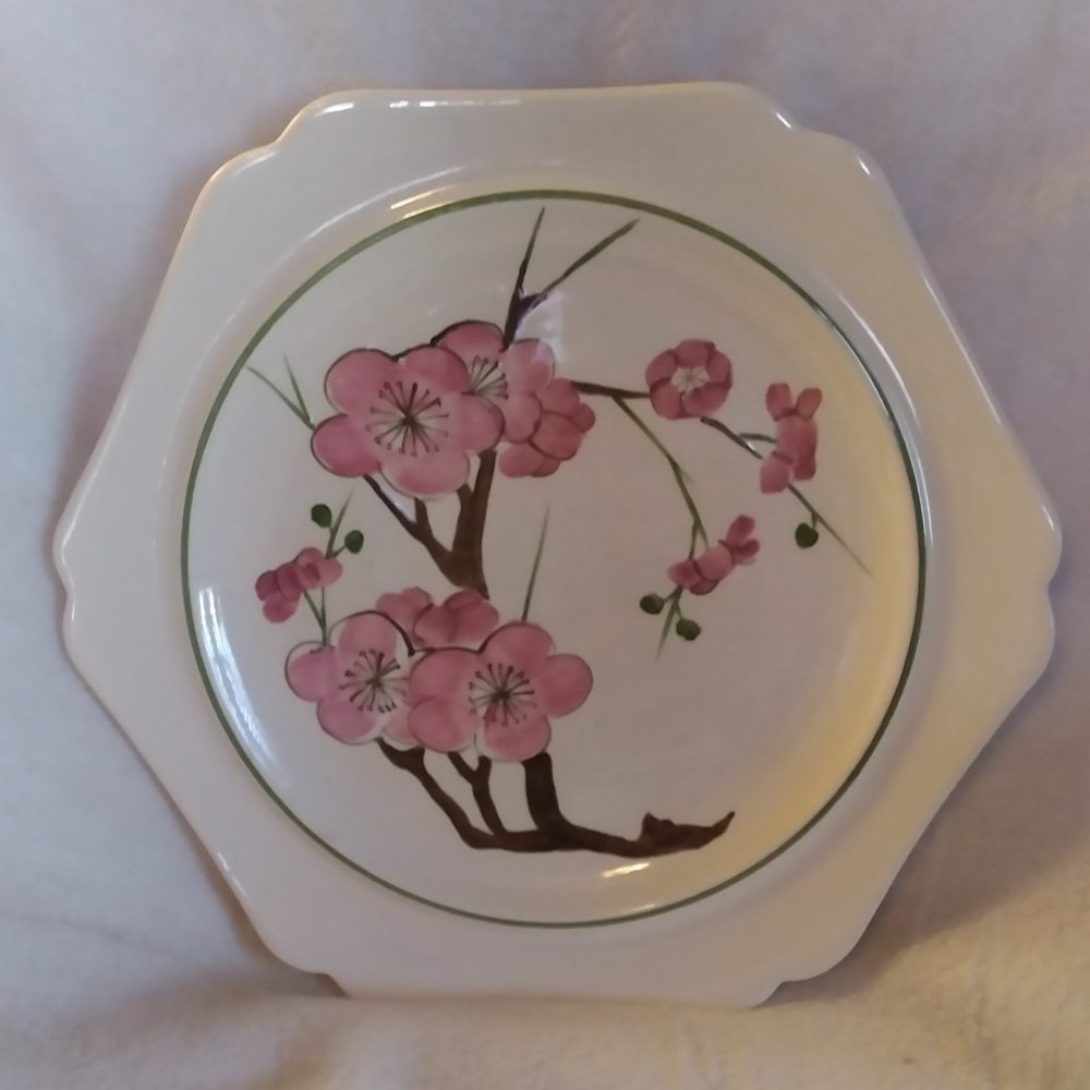 RED WING PLUM BLOSSOM DYNASTY Vintage 11" Plate